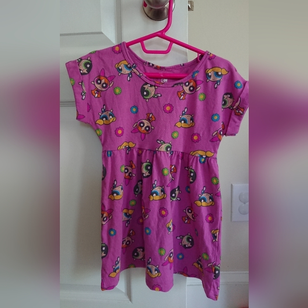 Powerpuff Girls’ Play Dress with Short Sleeves Sizes 4/5